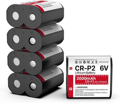 Pack batteries 6v - 5-pack, cr-p2