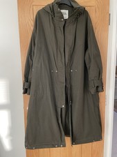 New Zara Parker WAX Coat Lined