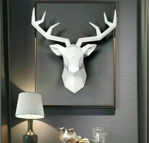 Wall stag deer head decoration - deer,