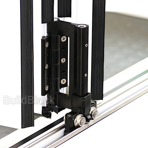 Smart bifold door - door, rollers