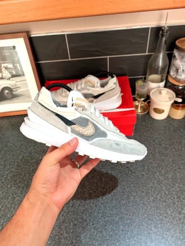 Nike waffle one - white, leopard