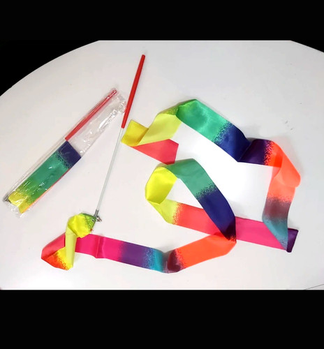 Pack colorful gym ribbons - gym,