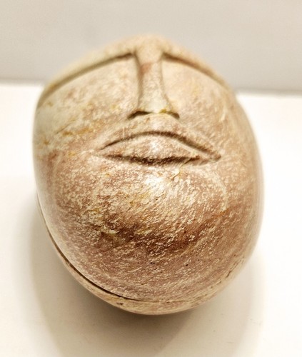 Vintage carved soapstone - carved,