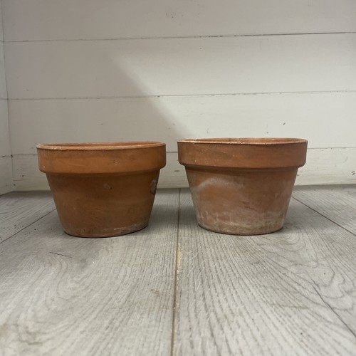 Vintage terracotta pots - vintage,