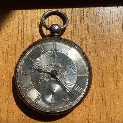 Antique silver pocket watch - antique,