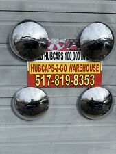 1970-79 Chevrolet Nova Truck Baby Moon Patina Poverty Stainless Hubcaps Set 4