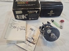 Abu Ambassadeur 6500C Multiplier Fishing Reel And Case **Boxed**