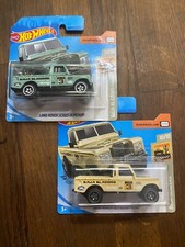 2020 Hot Wheels LAND ROVER SERIES III PICKUP 4/10 BAJA BLAZERS 3/250 Set of 2