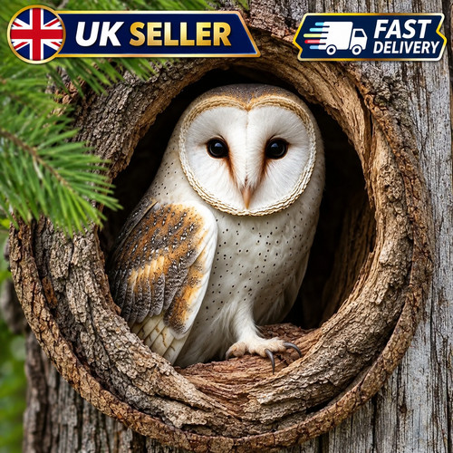 Stunning owl garden plaque - owl,