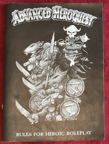 Advanced heroquest rulebook - advanced,