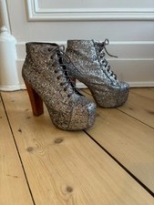 Jeffrey Campbell-  Havana Last Glitter - Late Y2K Platform Ankle Boots