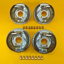 200x50mm Back Plates for Brake Drums Bolt On 2xPAIR Knott Ifor Williams Trailers