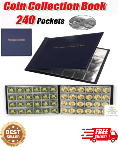 240 coin collection album - 240,