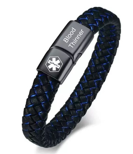 Medical alert bracelet cuff - medical,