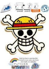 patch one piece skull iron toppa termoadesiva manga cartoon pirate flag custom