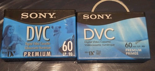 Lot sony mini dv dvc - lot, 2
