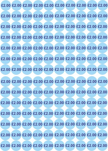 Price sticker ice - ice, cream