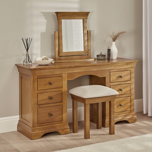 Dressing table set mirror - table,