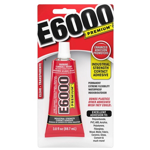 E6000 premium clear glue - glue, large