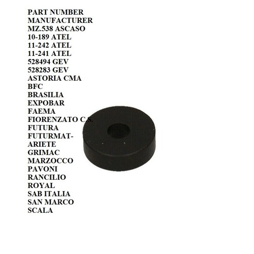 Nbr flat gasket 13x4x4 - flat, ø