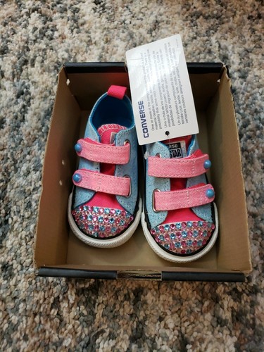 Converse girls bling swarovski - converse,