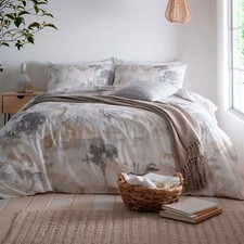 Duvet Cover Bedding Set 100% Cotton Edale Watercolour Appletree Loft Linen