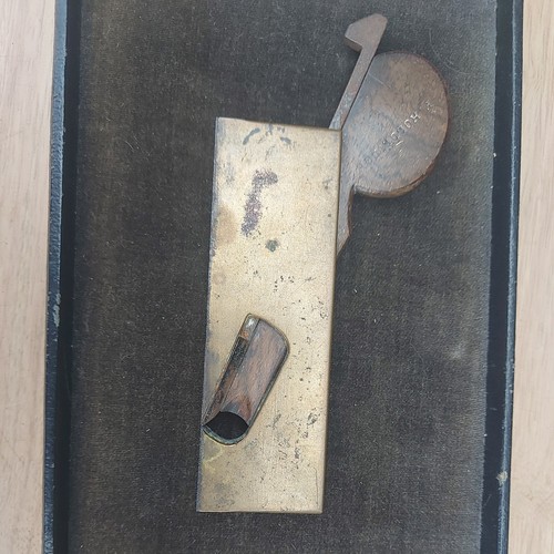 Rare brass and - and, rosewood