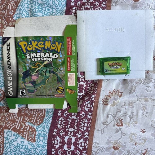 Pokemon emerald gba - emerald, box