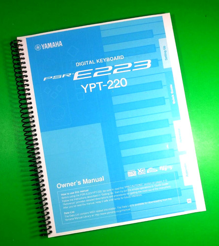 Owners manual for yamaha - owners,