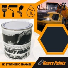 Hitachi ZX Dark Grey Digger Paint High Endurance Enamel Paint 1 Litre Tin