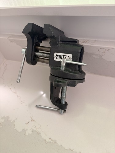 Forge steel bench vice swivel - forge,