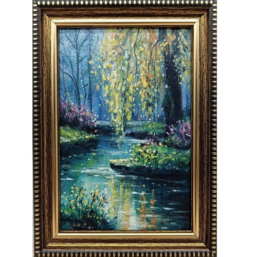 Weeping willow original oil - willow,