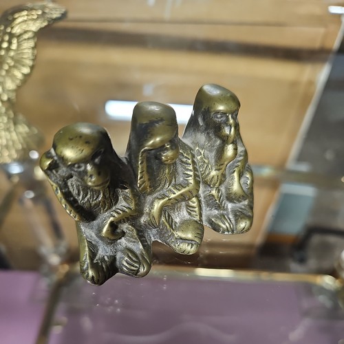 Vintage brass miniature wise - vintage,