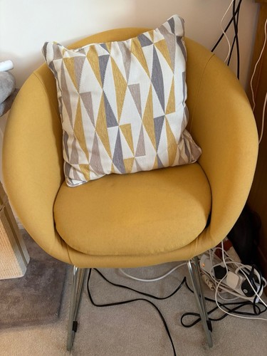 Yellow accent chair and - yellow,