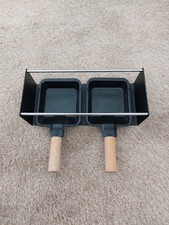Cute Mini cheese raclette grill set non stick pans, perfect for lovers.rrp £15+