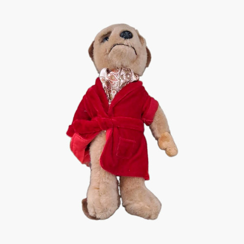 Plush meerkat soft toy wearing - soft,