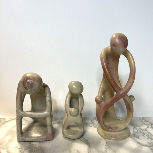 Carved soapstone abstract - 3,