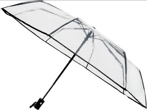 Clear umbrella auto open - clear,