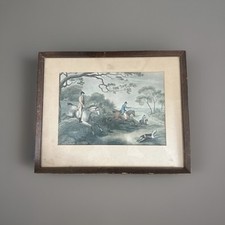 fox hunting painting by samuel