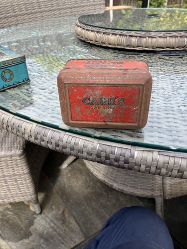 Cares biscuits tin vintage - tin,