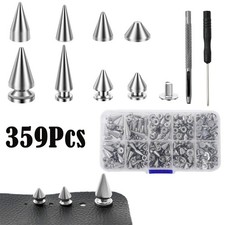 359pcs Punk Rivet Studs Cone