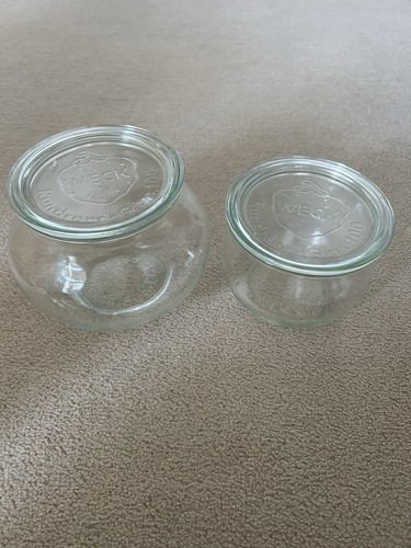 Vintage weck glass - x,