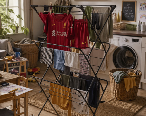 Foldable clothes airer 3 - -,