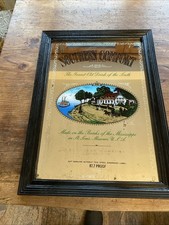 Large Vintage Southern Comfort Pub Mirror 64cm X 46.5cm