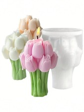 1 PC Tulip3D Flower Silicone