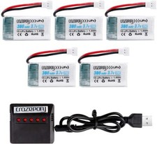 5PCS 1S 3.7V Lipo 380mah