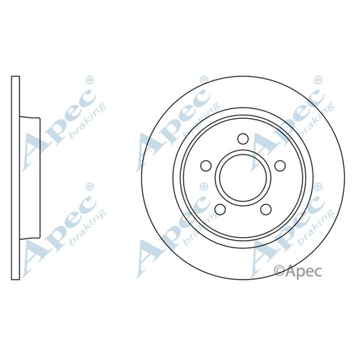 Brake discs solid for - brake, ford