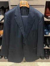 $8,995 BRIONI Dark Blue Wool 2B Suit 52 R EU 42 R US