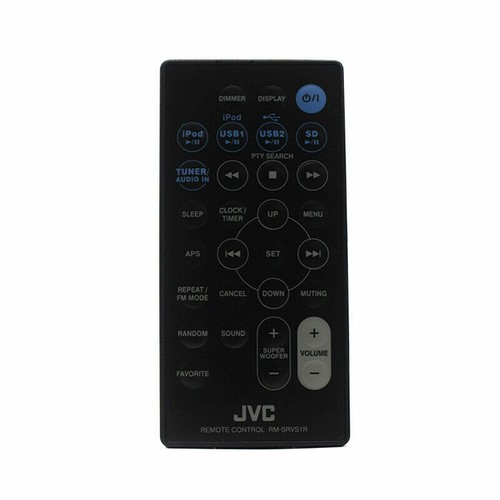 Jvc remote control fit s1 - remote, rv-s1
