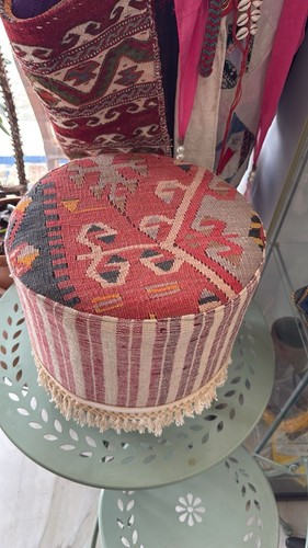 Ottoman vintage tribal stool - vintage,
